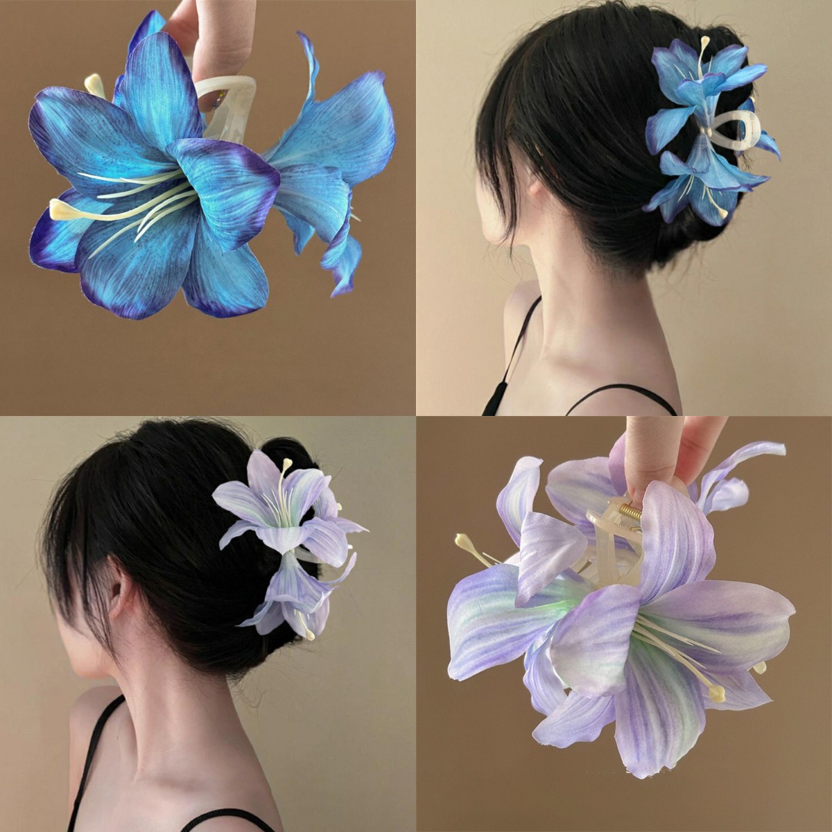 Travel Accessories Aesthetic - Jepit Rambut Bunga Lily Super Fairy