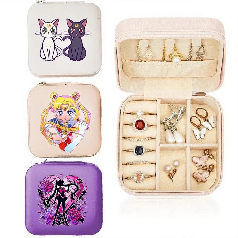 Travel Accessories Jewelry - Kotak Penyimpanan Perhiasan Bertema Sailor Moon,