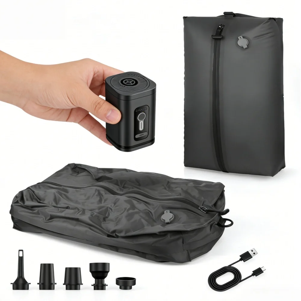 Travel Accessories Organizer Bag - Kantong Penyimpanan Vakum Kompresi, Kubus Penghemat