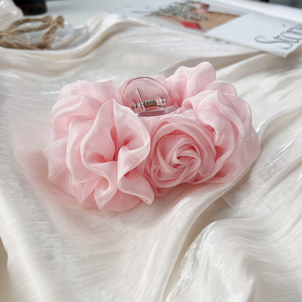 Travel Accessories Aesthetic - Jepit Rambut Chiffon Lipat Gaya Korea