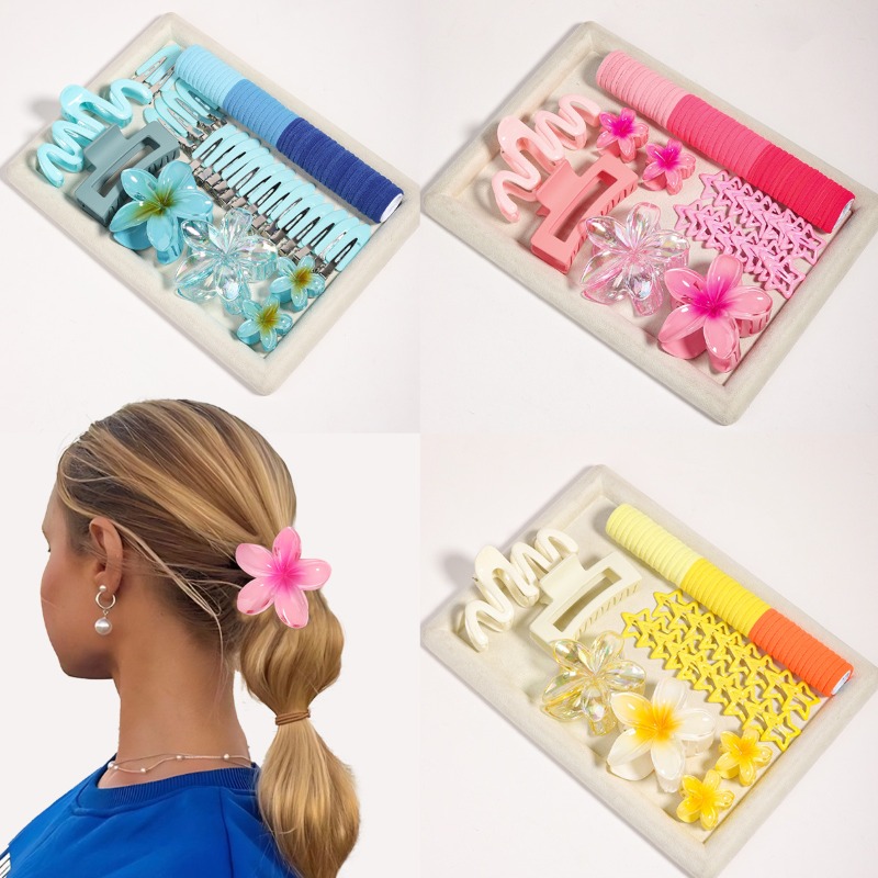 76 buah Aksesori Rambut Bunga  - Travel Accessories Aesthetic ulasan dan harga