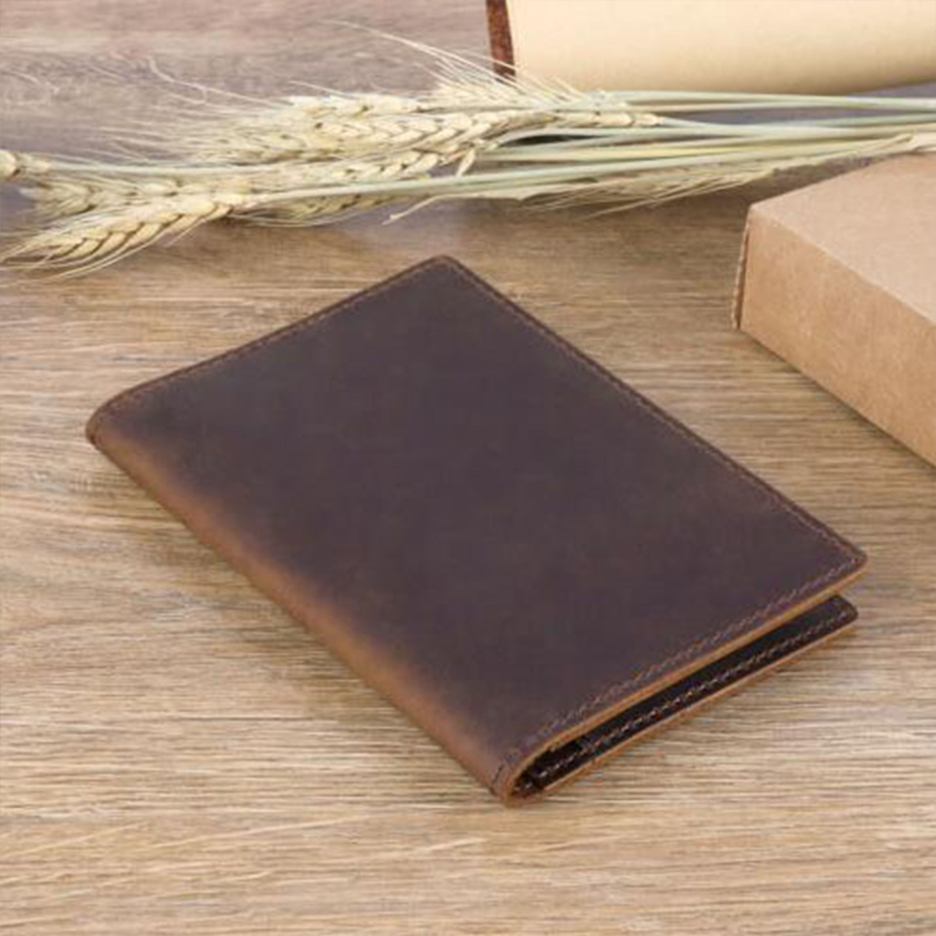 Crazy Horse Kulit Case Retro B - Travel Accessories Wallet ulasan dan harga