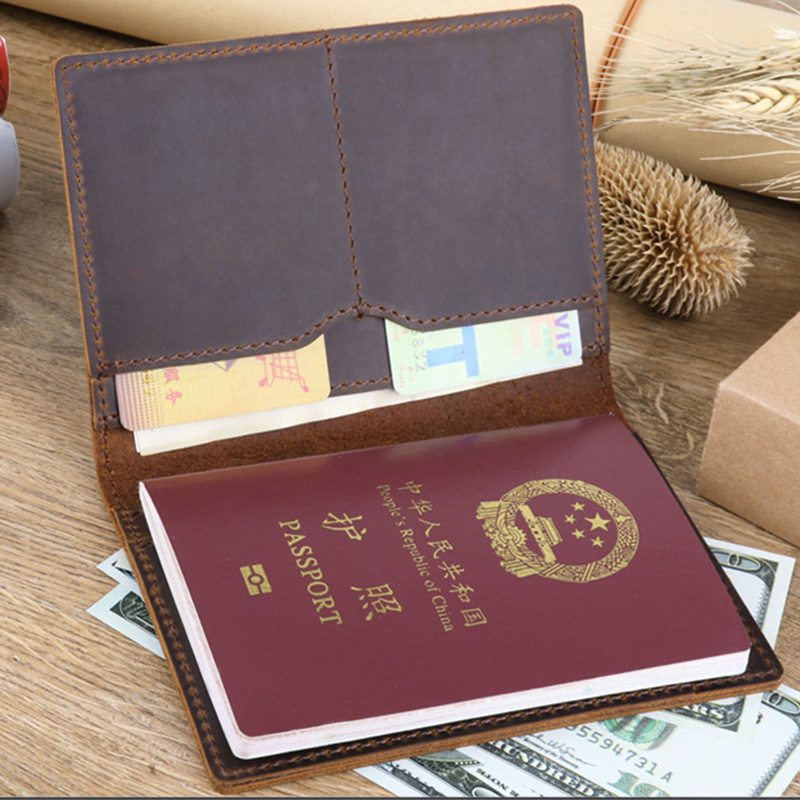 Crazy Horse Kulit Case Retro B - Travel Accessories Wallet ulasan dan harga