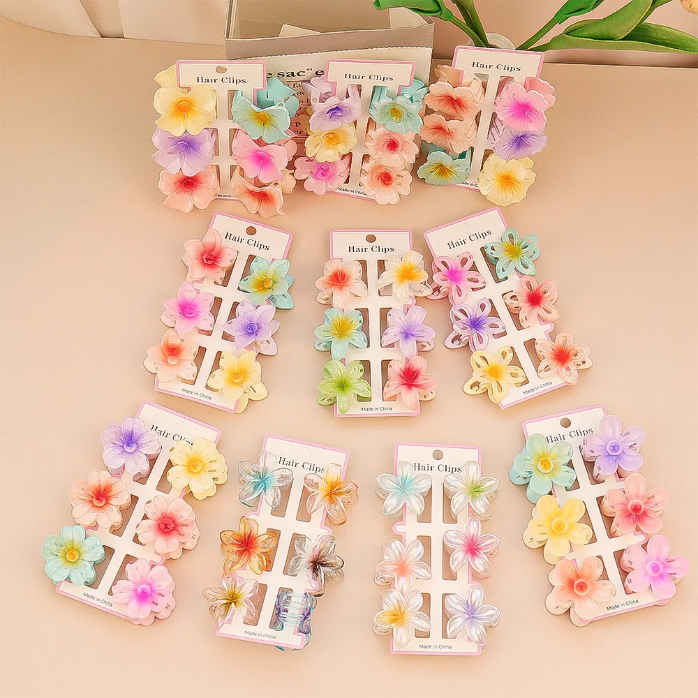 6 Buah Klip Cakar Rambut Kecil - Travel Accessories Aesthetic ulasan dan harga