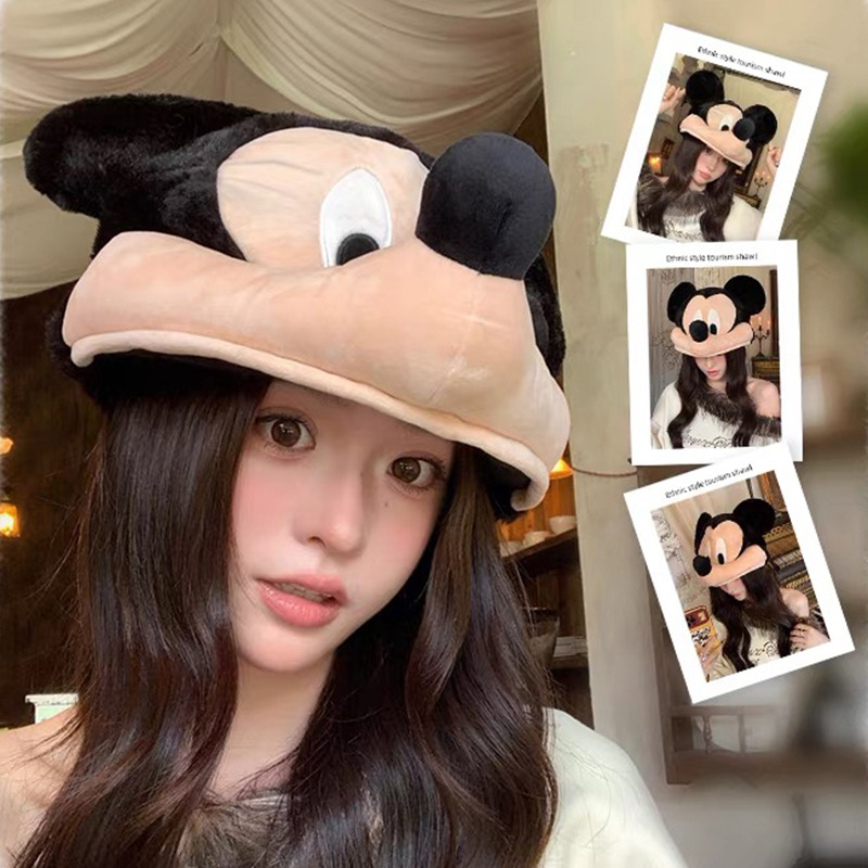 Topi Boneka Berbahan Bulu Lemb - Travel Accessories As Gifts ulasan dan harga