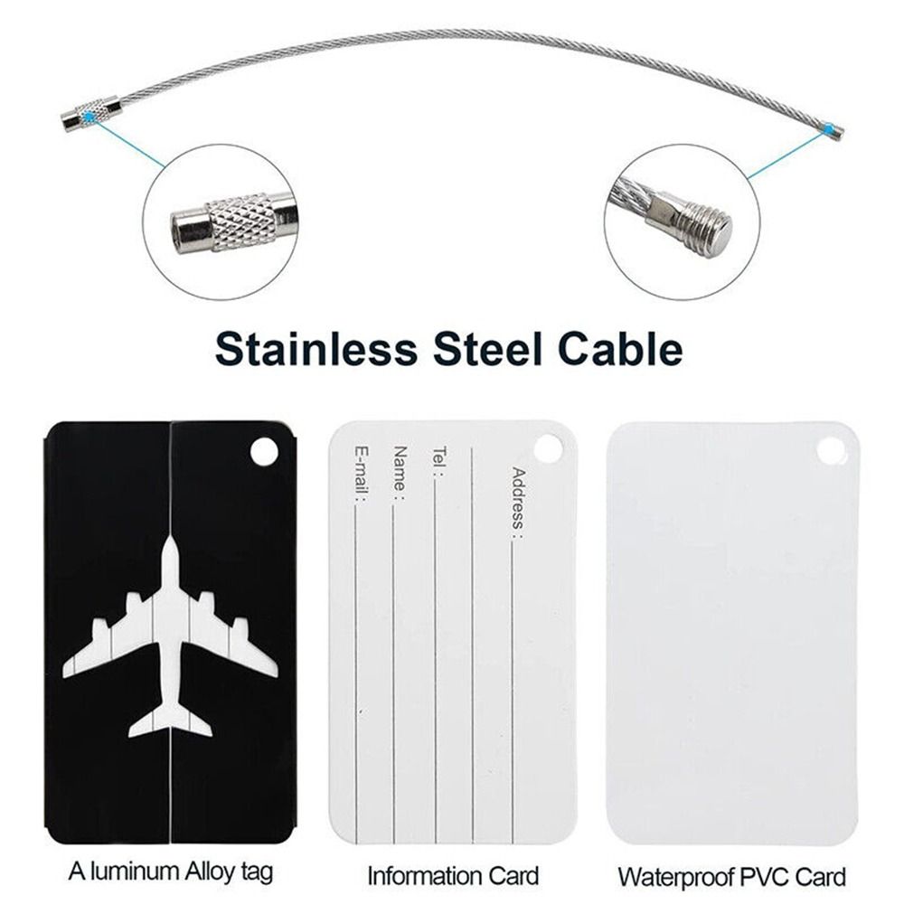 Label bagasi perjalanan Alumin - Travel Accessories India ulasan dan harga