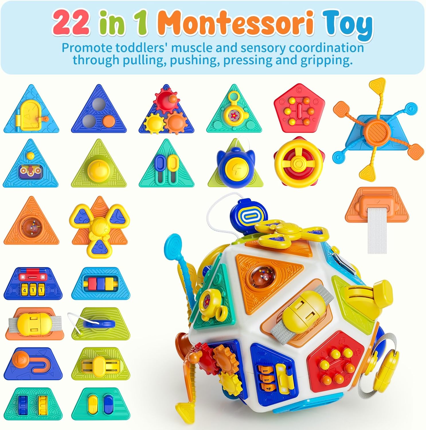 Mainan Edukasi Bayi 22-in-1, K - Travel Accessories Baby ulasan dan harga