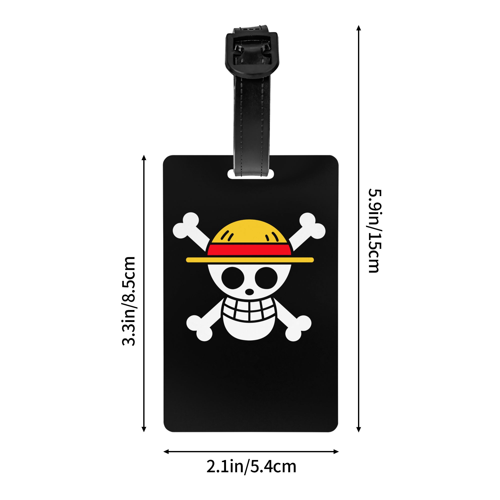 Tag Bagasi Anime One Piece Kus - Luggage Cover Protector ulasan dan harga